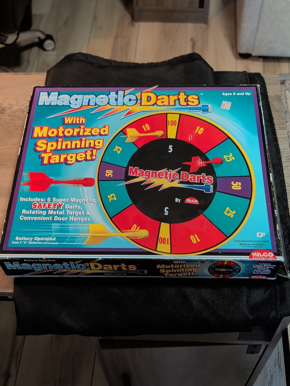 Vintage Magnetic Darts Motorized Spinning Target